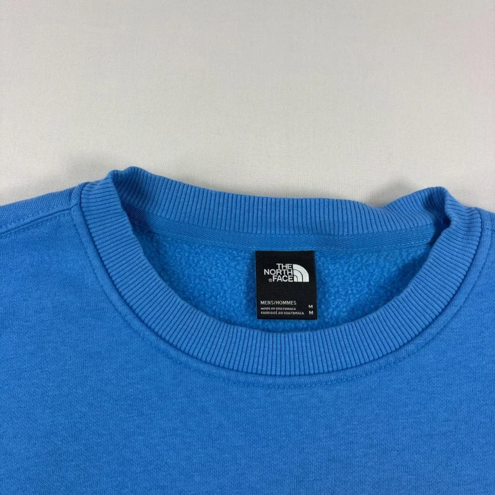 The North Face Sweatshirt Mens‎ Medium Blue Graphic Pullover Crew Neck